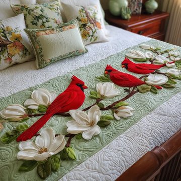 Magnolia Perch Quilted Bed Runner NCU0TH3740