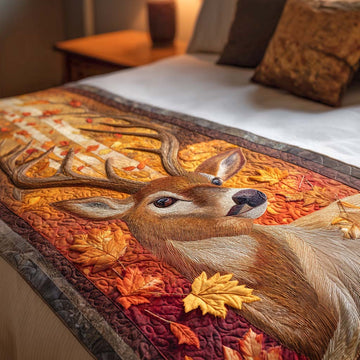 Autumn Majesty Quilted Bed Runner NCU0XD1419