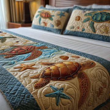 Turtle Quilted Bed Runner GFTOTP9224