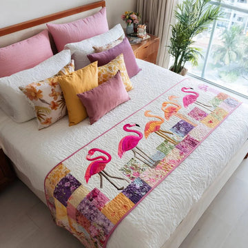 Flamingaura Quilted Bed Runner NCU0PT8520