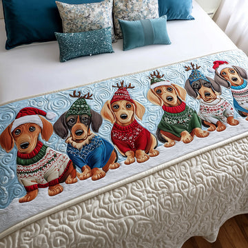 Winter Wiener Quilted Bed Runner NCU0TH3540