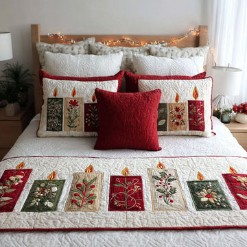 Radiant Hearth Quilted Bed Runner NCU0PT9641