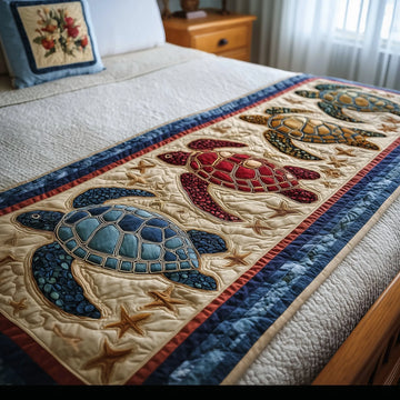 Turtle Quilted Bed Runner GFTOTP9229