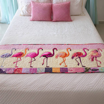 Sassy in Pink Quilted Bed Runner NCU0PT8497