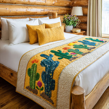Sunkissed Spines Quilted Bed Runner NCU0PT8608