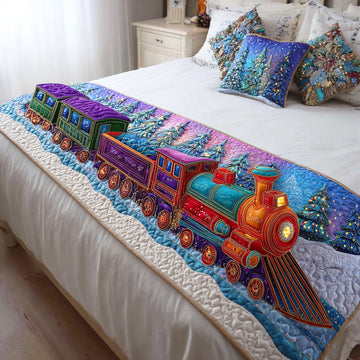 Merry Track Ride Quilted Bed Runner NCU0TD1238