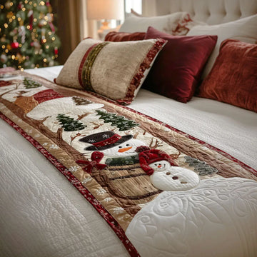 Snow Glow Quilted Bed Runner NCU0PT9167