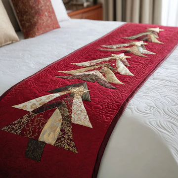Vintage Pines Quilted Bed Runner NCU0TV669