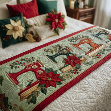 Sew Merry Quilted Bed Runner NCU0TH3551