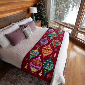 Mistletoe Magic Quilted Bed Runner NCU0DV7542
