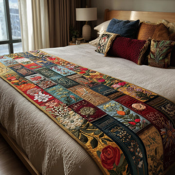 Bookish Quilted Bed Runner GFTOTP9290