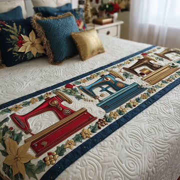 Vintage Stitch Quilted Bed Runner NCU0TH3550