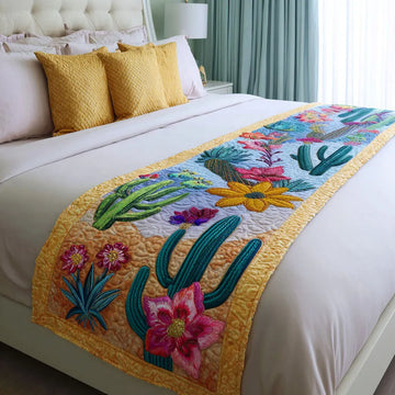 Prickly Love Quilted Bed Runner NCU0PT8602