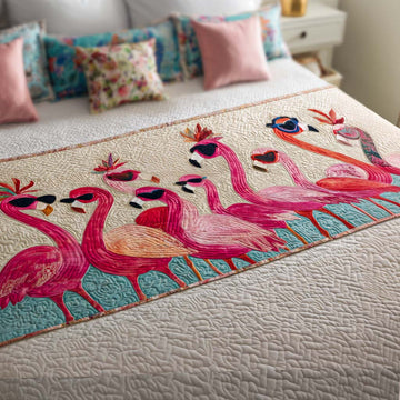 Sunny Flock Quilted Bed Runner NCU0NT10318