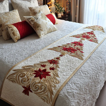 Frosted Whisper Quilted Bed Runner NCU0TV663