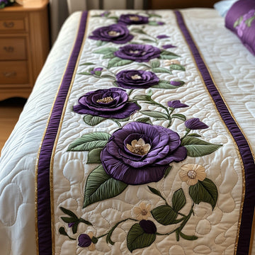 Rose Garden Quilted Bed Runner NCU0DV6979