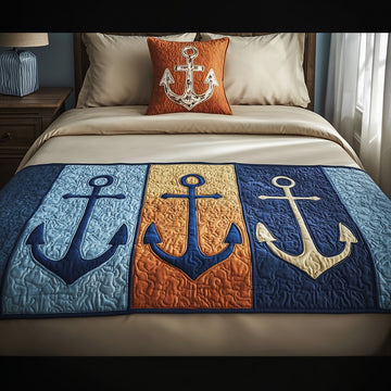 Nautical Quilted Bed Runner GFTOMA1810