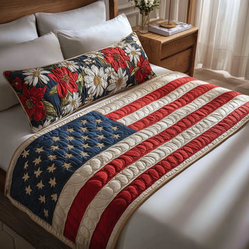 American Spirit Quilted Bed Runner GFTOTP9325