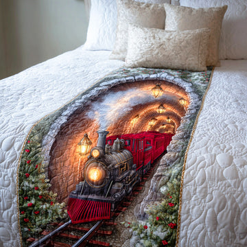 Holiday Rail Dream Quilted Bed Runner NCU0TD1249