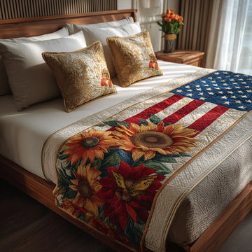 American Spirit Quilted Bed Runner GFTOTP9329
