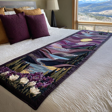 Twilight Serenity Quilted Bed Runner NCU0PT8085