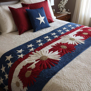 USA Bloom Quilted Bed Runner NCU0NT11490