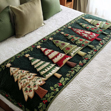 Christmas Quilted Bed Runner NCU0VT252