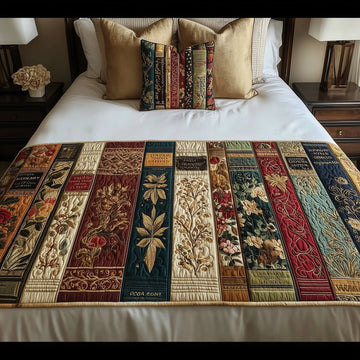Bookish Quilted Bed Runner GFTOTP9288